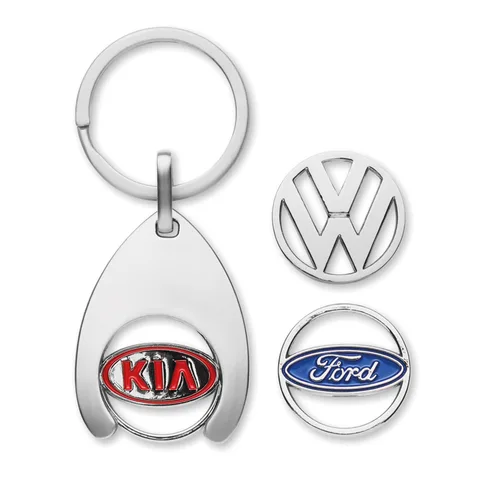 Zinc alloy token holder