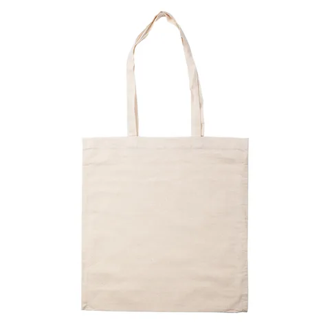 Bomullskasse 140 g/m2 med långa handtag
