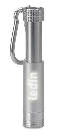 Aluminium/ABS LED key ring
