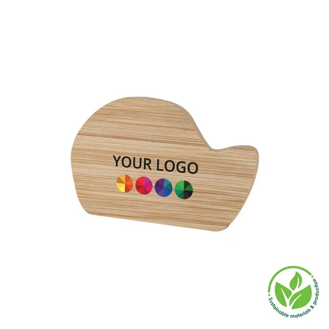 Eco bamboo badges