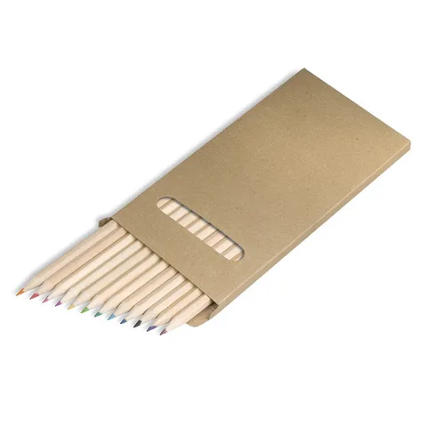 Set med 12 färgpennor, 18 cm
