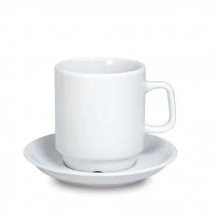 Hel. Tass koos taldrikuga 200 ml