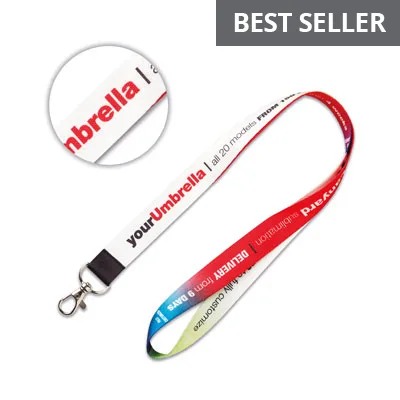 Polyester sublimation lanyard