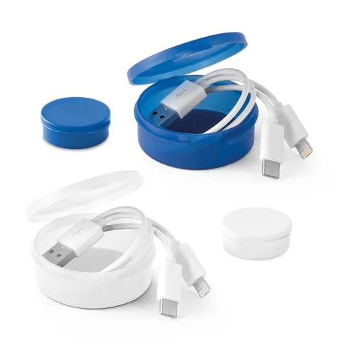 EMMY. 3 i 1 USB-kabel i ABS och PVC