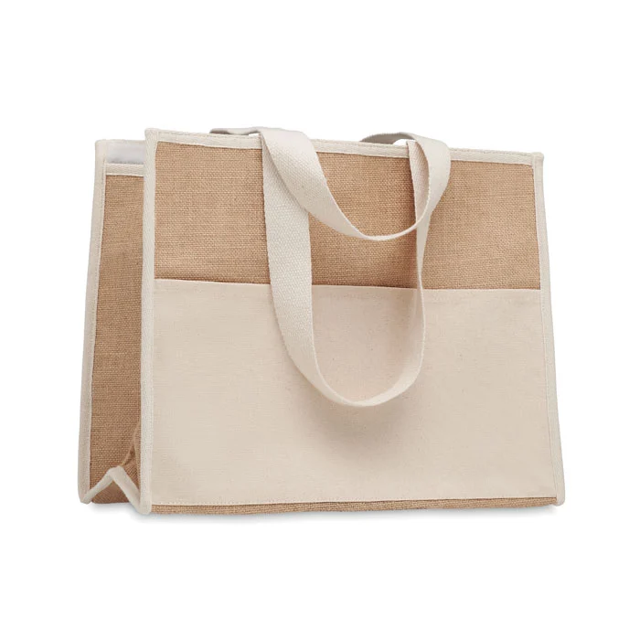Jute och canvas kylväska
