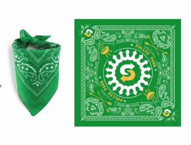 Tryckta fleecebandanas