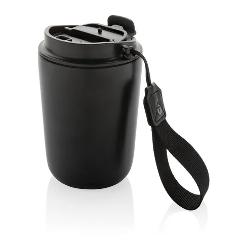 Cuppa RCS termosmugg i återvunnet stål med nyckelband