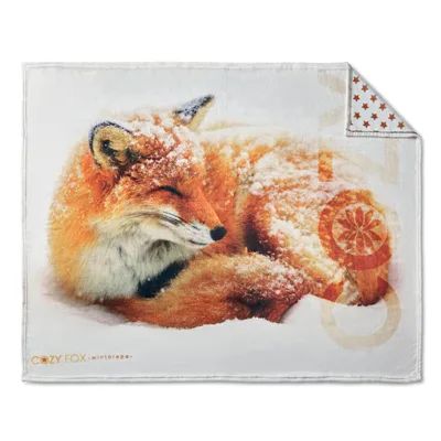 Digital printed Flannel fleece blanket