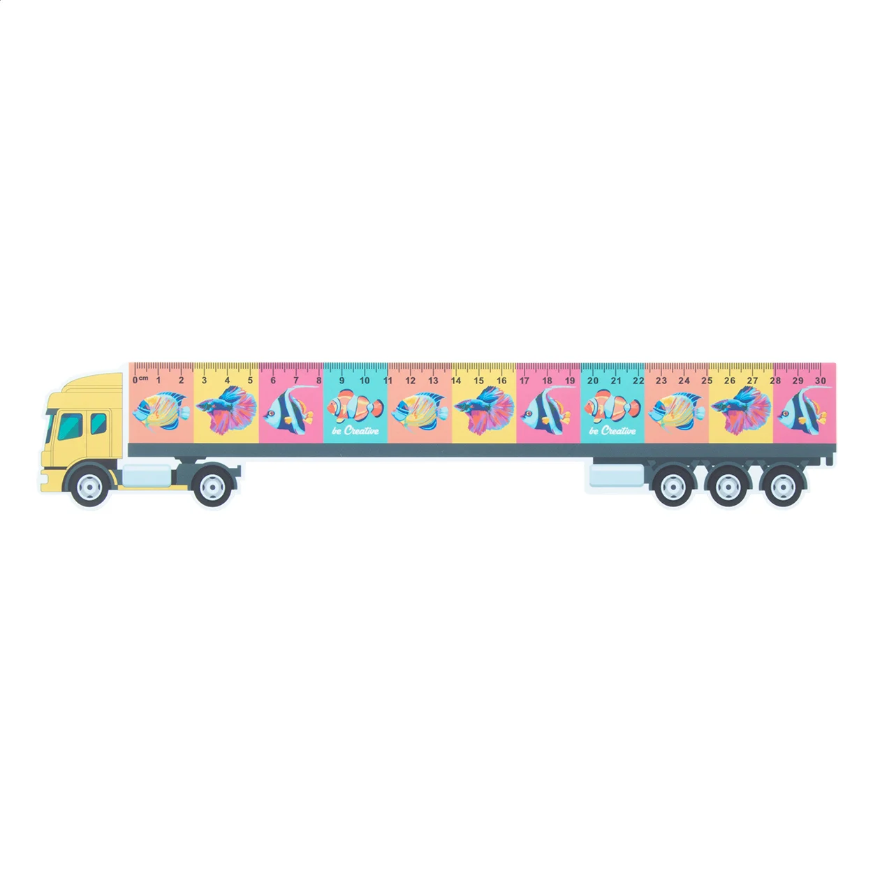 Trucker 30 linjal 30 cm, lastbil