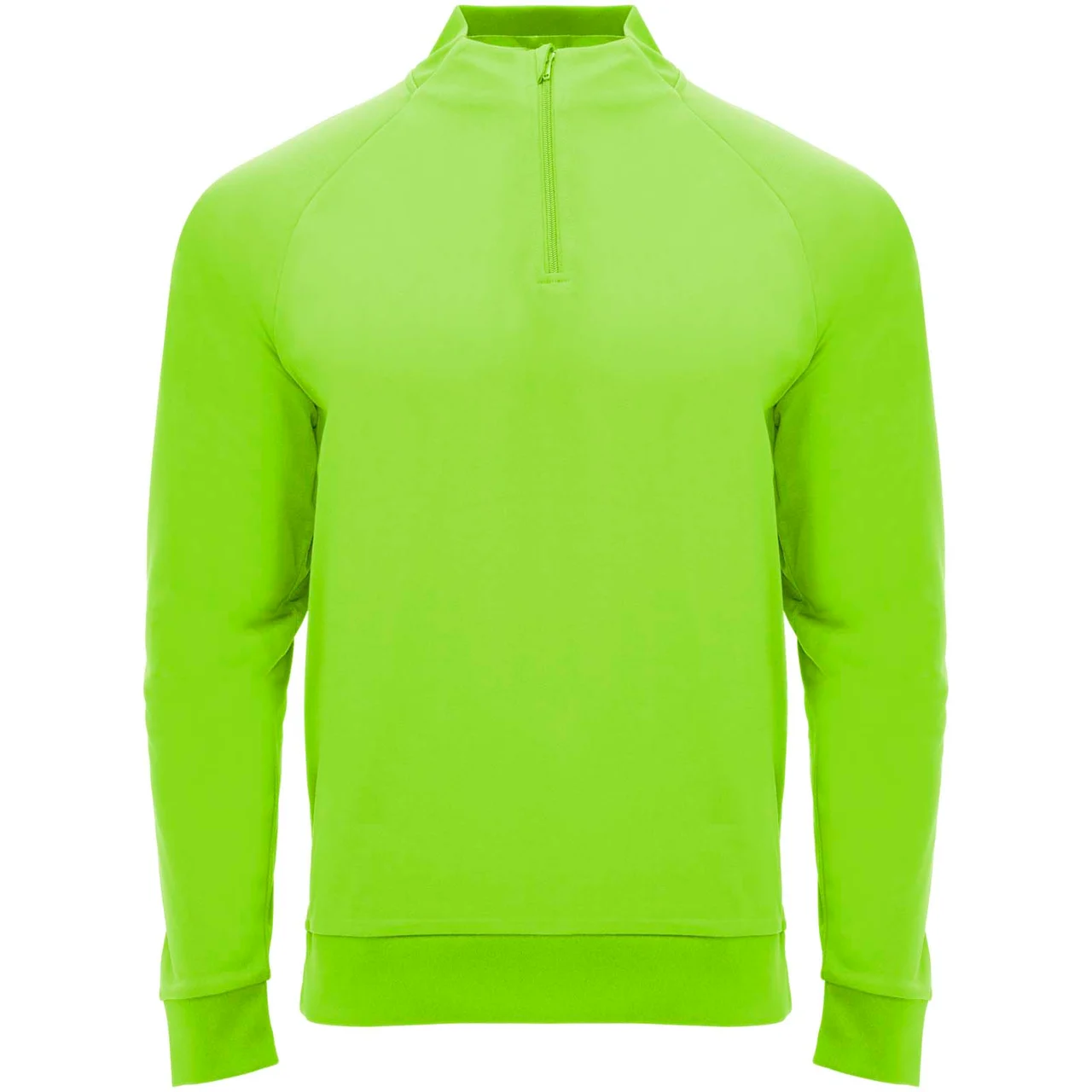 Epiro 200 g/m² långärmad unisex sweatshirt med kvartslång dragkedja