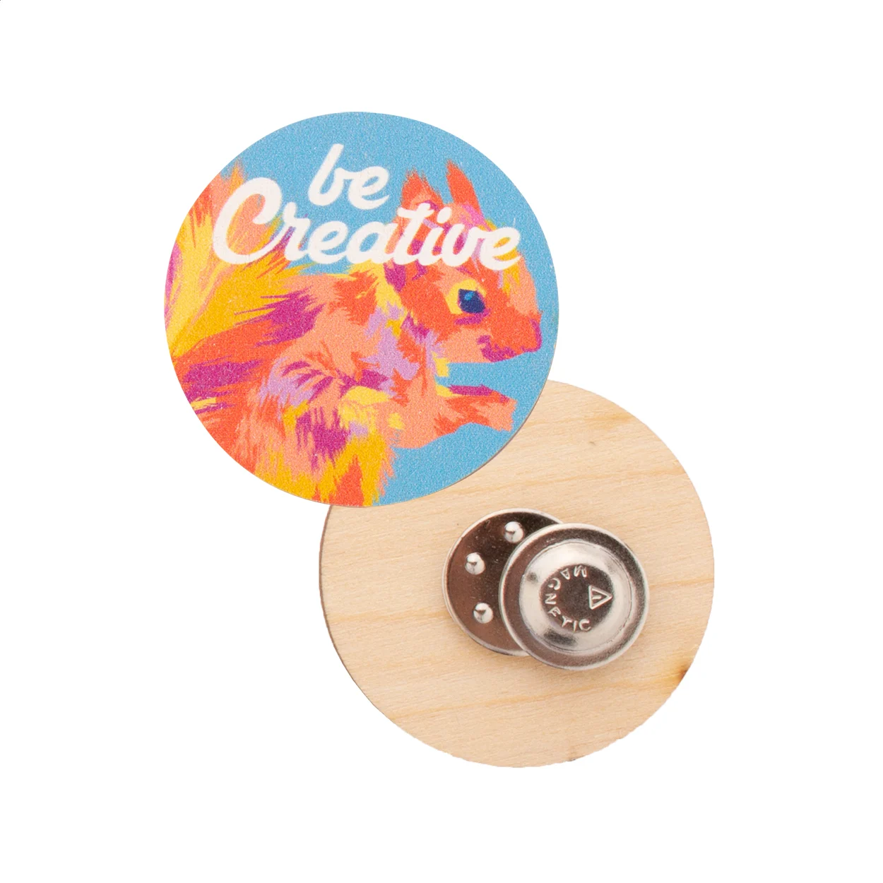 WooBadge yksilöity magneettimerkki