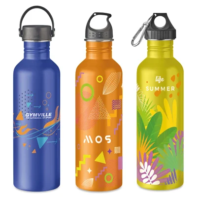 750ml enkelväggig flaska i rostfritt stål