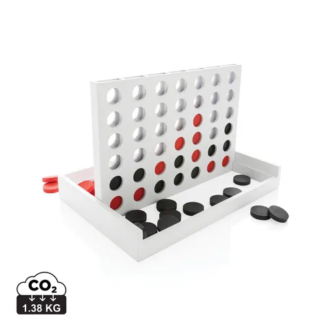 Fyra i rad-spel i trä