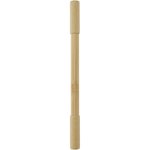 Samambu bamboo duo pen (blue ink)