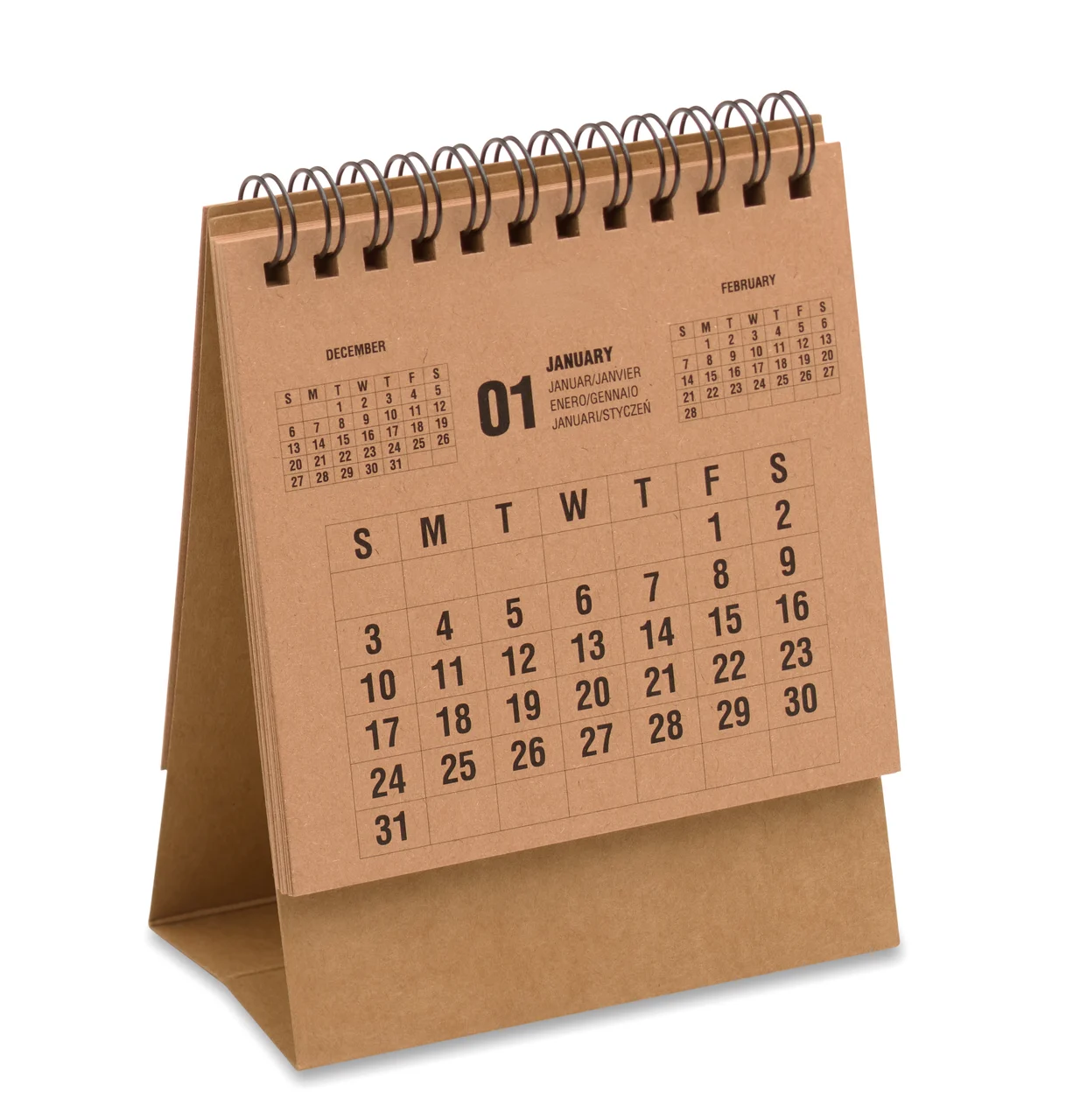 4-årig skrivbordskalender