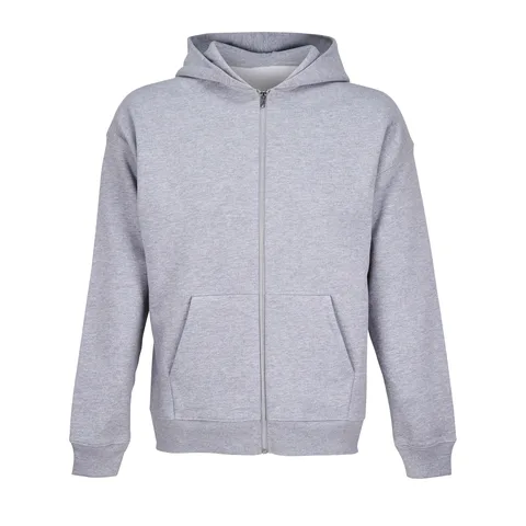 JELO unisex huvtröja med hel dragkedja