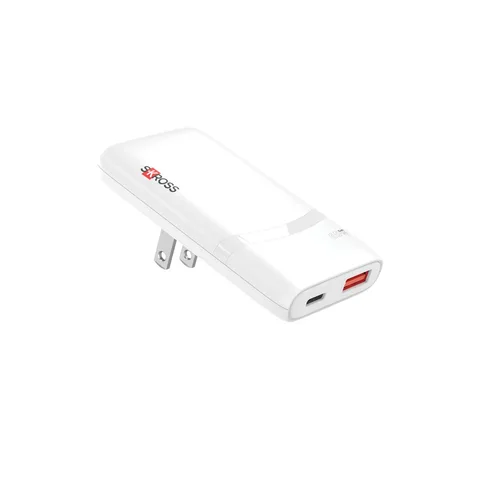 SKROSS® Klip Slim 65W laddare med flera uttag