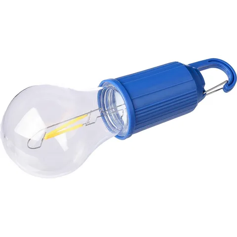 Hängande lampa "glödlampa" med karbinhake