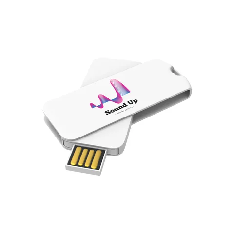 USB-Stick Smart Twister Weiß / Groß
