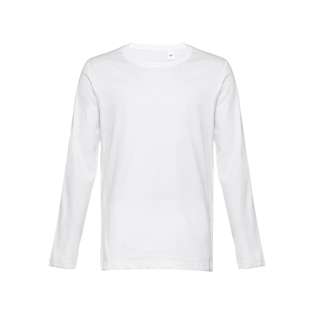 THC BUCHAREST WH. Långärmad T-shirt i bomull för män