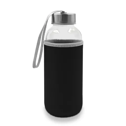 Glasflaska 420 ml med fodral Bob