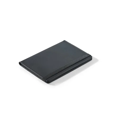 BRAM. PU passport holder with an elasticated closure and multiple pockets