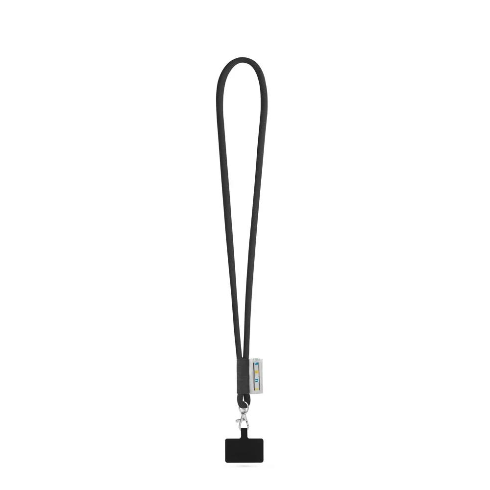 GOSPORT. SET Lanyard TUBE Long (Ø 7 mm) med 9 mm avtryckarkarbinhake och mobiltelefonhållare
