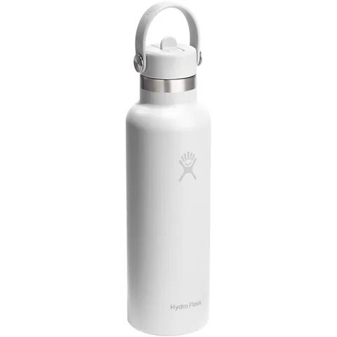Hydro Flask Standard Mouth 621 ml:n vesipullo eristetty ruostumattomasta teräksestä valmistettu, jossa on pillikorkki
