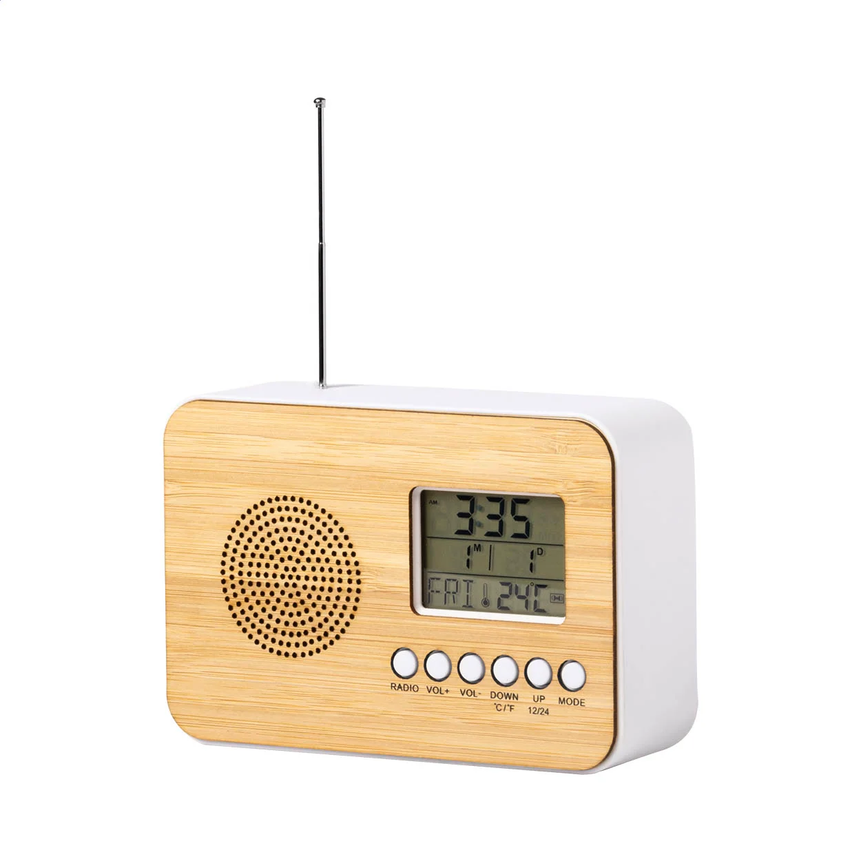 Bordio bordsklocka med radio