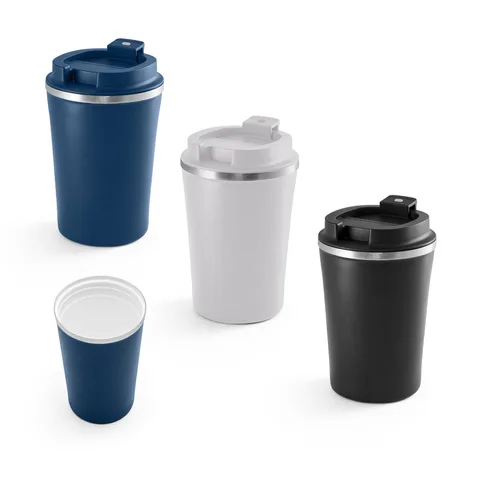 PHELPS CERAMIC. Trinkflasche aus mattiertem Glas 500ml