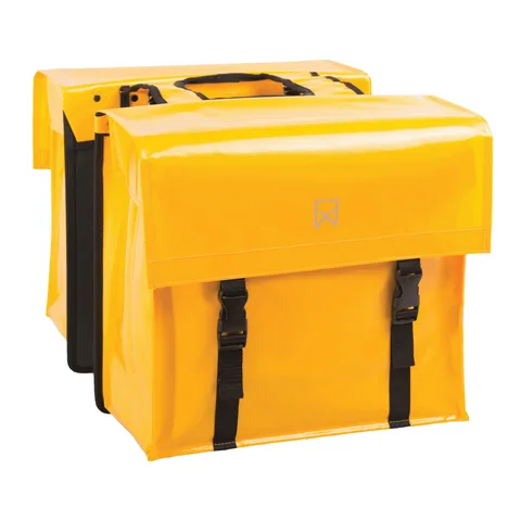 Veekindel rattakott elektrirattale 40 L, hall/kollane