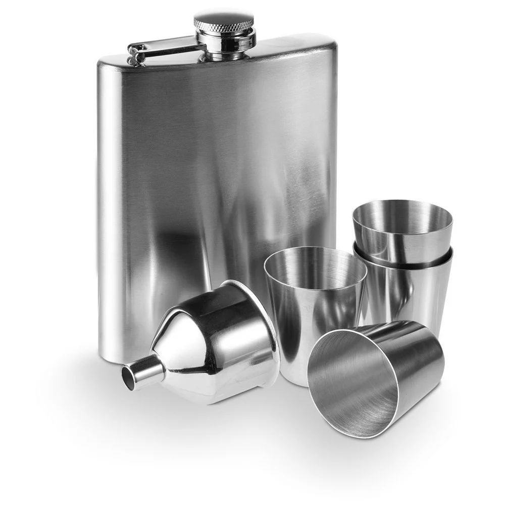 Fickplunta 220 ml, muggar 30 ml och tratt