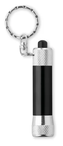 Aluminium ficklampa i nyckelrin