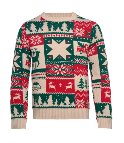 Kootud jõulukampsun L-XL