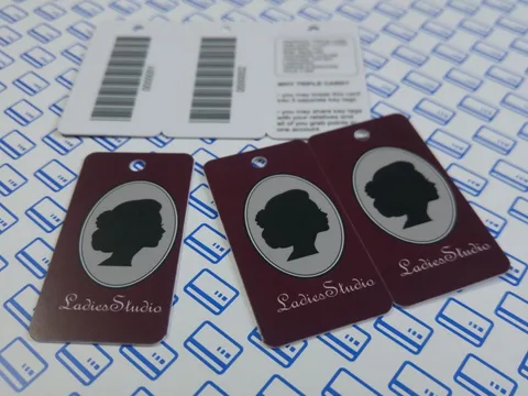 Abtrennbare Schlüsselanhänger-Tags