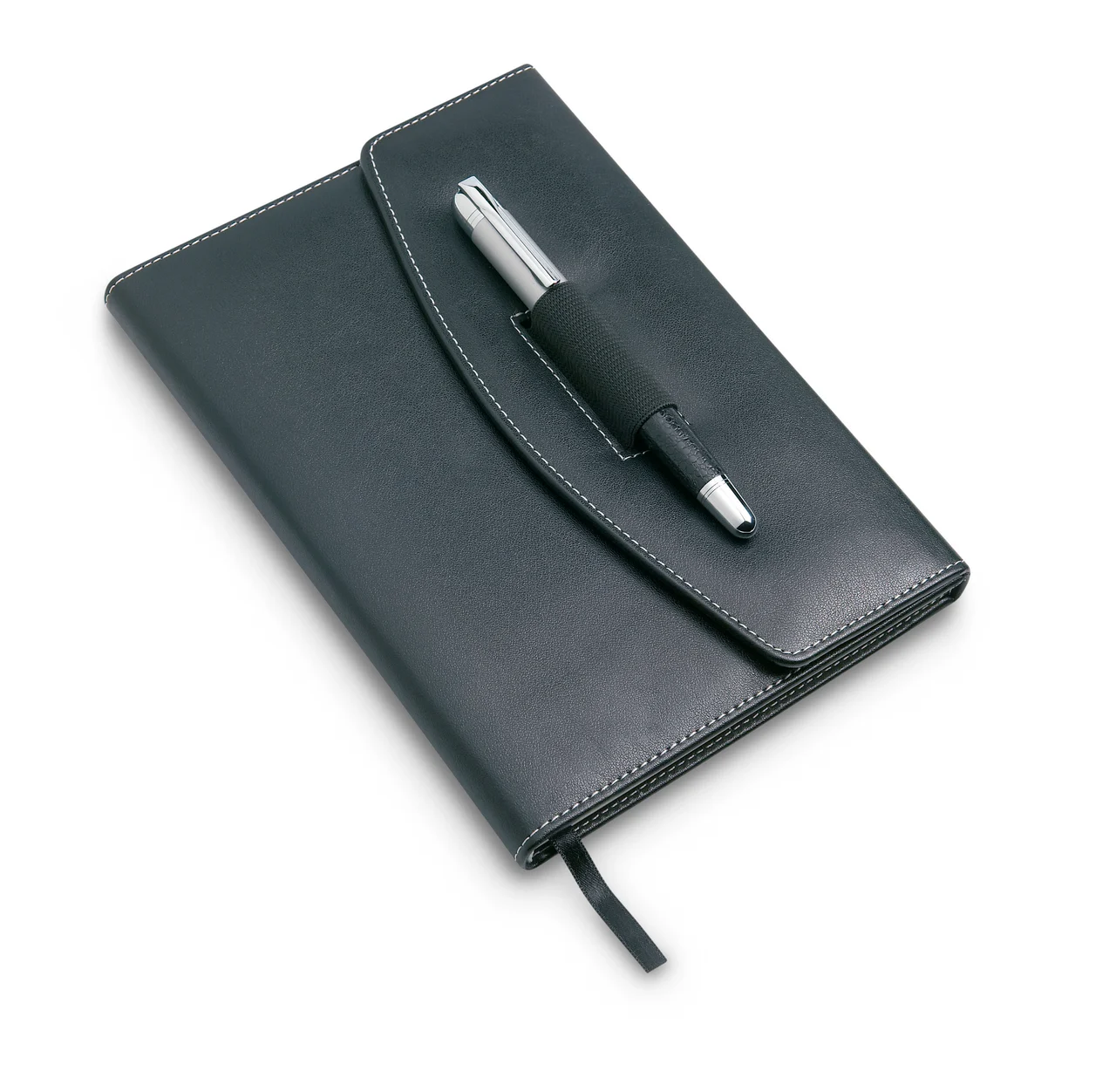 Portfolio mit Kugelschreiber