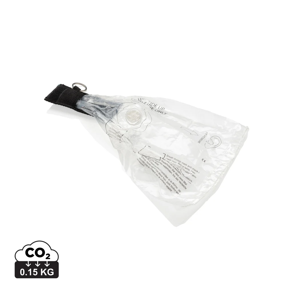 Nyckelring med HLR-mask