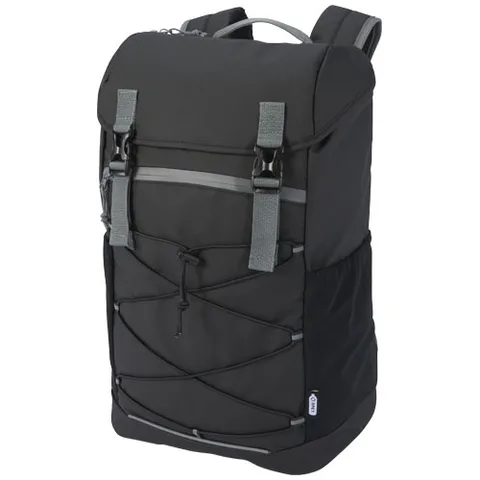 Aqua 15.6" wasserabweisender GRS recycelter Laptop-Rucksack 23L