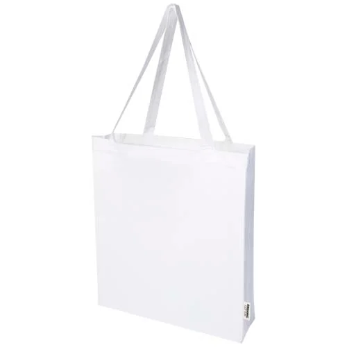 Odisha 180 g/m² tygväska av ekologiskt OCS-material med bälg, 14 l