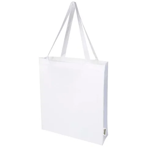 Odisha 180 g/m² tygväska av ekologiskt OCS-material med bälg, 14 l