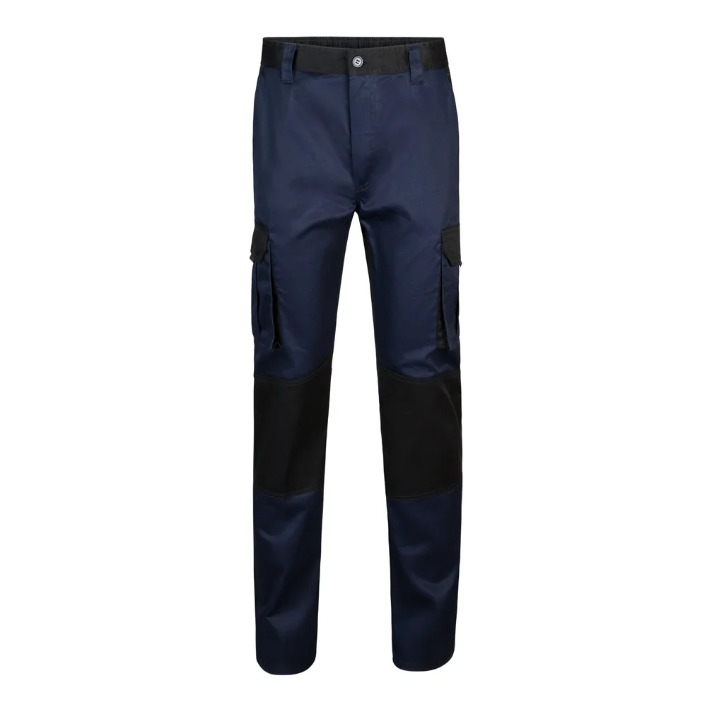 VL NJORD. Tvåfärgade byxor i twill med flera fickor (240 g/m²), i bomull (35 %) och polyester (65 %)