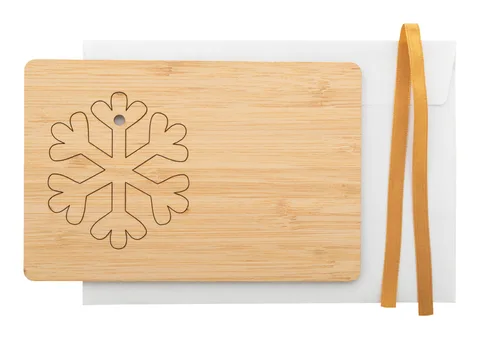 BooCard julkort med snöflinga