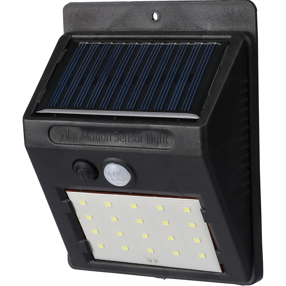 Solcellsdriven vägglampa