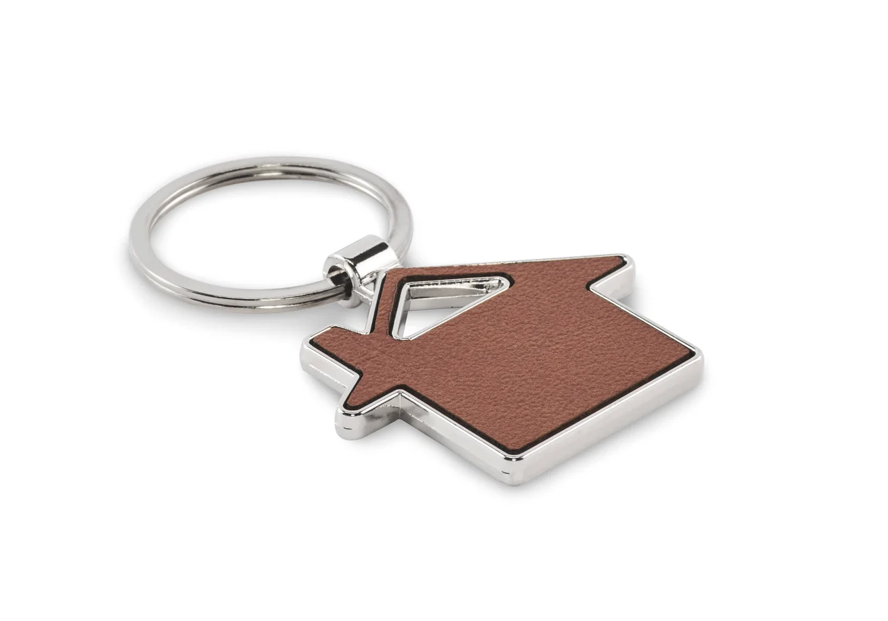 House shaped key ring