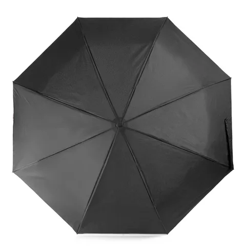 Hopfällbart stormsäkert manuellt RPET-paraply Uksan