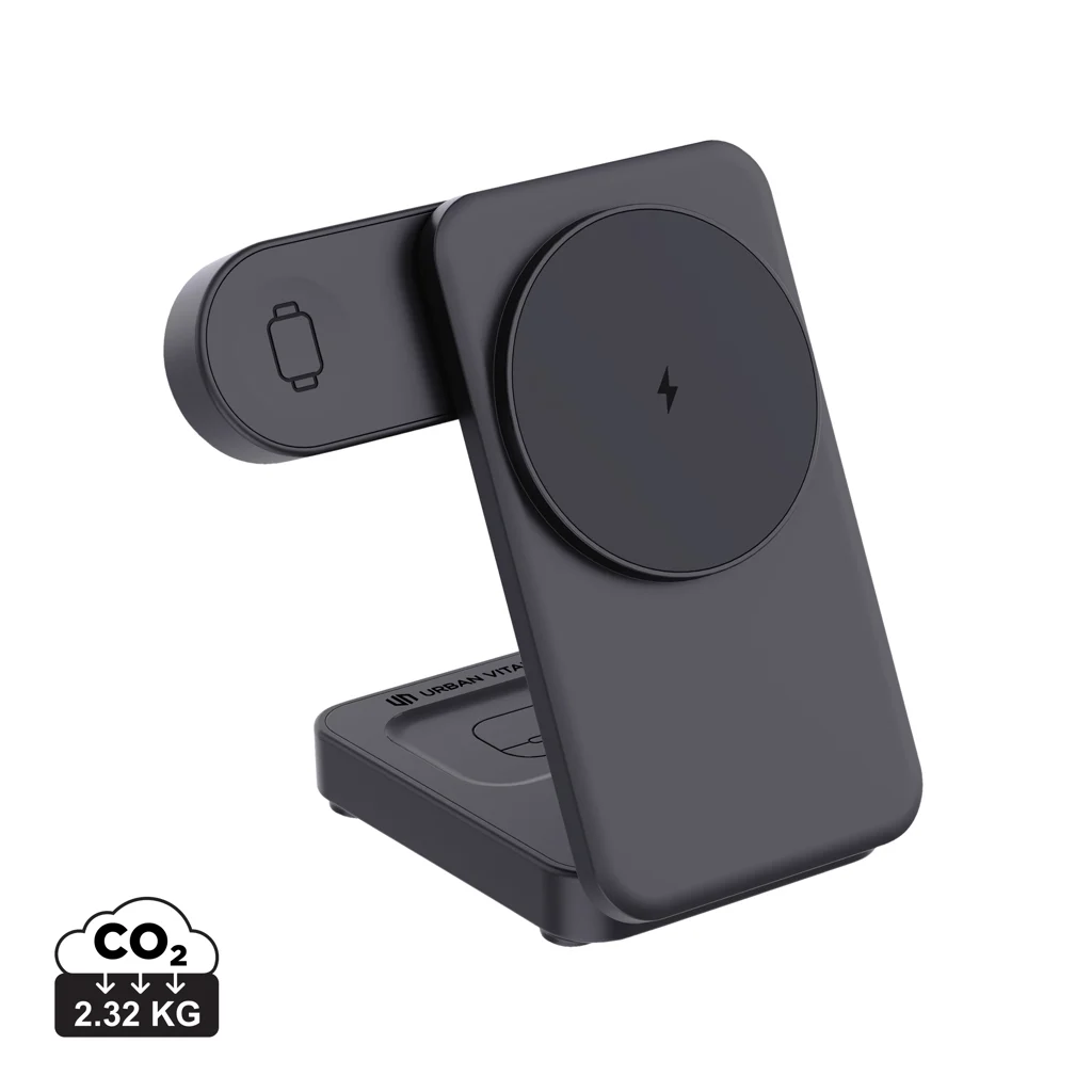 Urban Vitamin Arcadia RCS 15W magnetisk 3-i-1-laddare i återvunnen plast