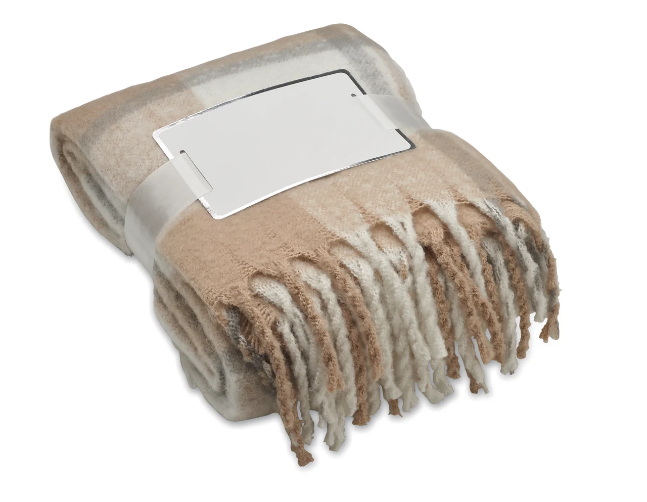 Ruudullinen mohairhuopa