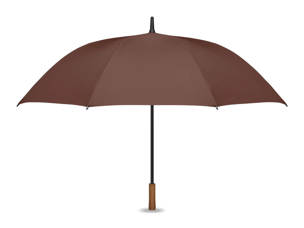 27" paraply trähandtag