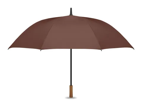 27" paraply trähandtag