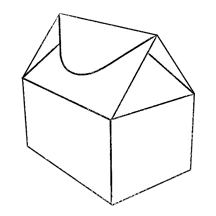 Gavelformad ask